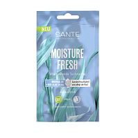 БИО-Маска тканевая MOISTURE FRESH для увлажнения лица с микроводорослями и алоэ Sante,  магазин Glossary 