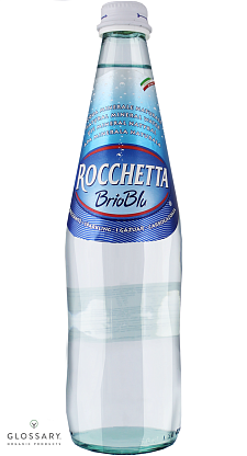 Вода минеральная газированная Rocchetta Brio Blu стекло магазин Glossary 