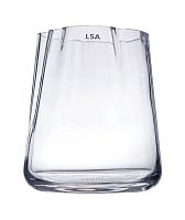 Ваза стеклянная прозрачная 24см Lagoon, LSA international магазин Glossary 