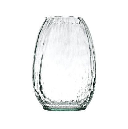 Ваза прозрачная из переработанного стекла 19см Canopy, LSA International магазин Glossary 