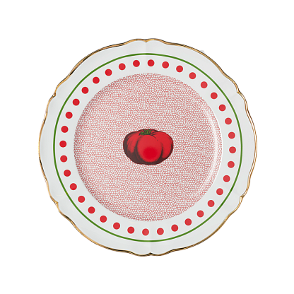 Блюдо круглое Помодоро Pomodoro 32,5см Bel Paese, Bitossi Home магазин Glossary 