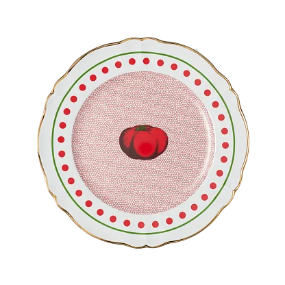 Блюдо круглое Помодоро Pomodoro 32,5см Bel Paese, Bitossi Home магазин Glossary 