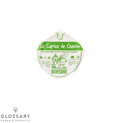 Сыр козий Каприс де Шеврон органический Bioferme,  магазин Glossary 