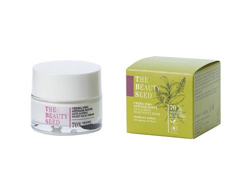 TBS ANTIAGE NIGHT FACE CREAM emollient Крем антиоксидантный ночной для всех типов кожи лица Bioearth,  магазин Glossary 