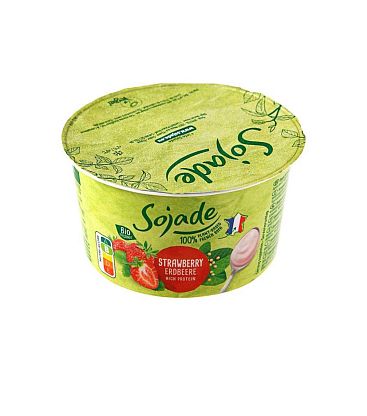 Продукт из ферментированной сои с клубникой органический Sojade,  магазин Glossary 