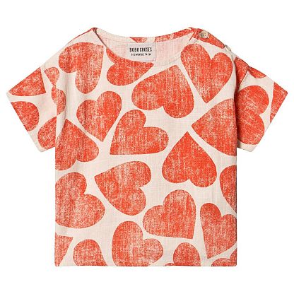 All Over Hearts Blouse, Bobo Choses магазин Glossary 