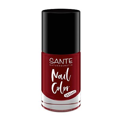 VEGAN-Лак для ногтей Nail Color 07 Redy or Not/Dark Red Sante,  магазин Glossary 