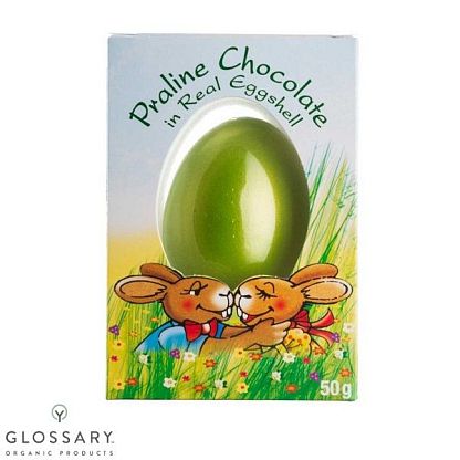 Шоколадное яйцо с пралине пастель Gut Springenheide, магазин Glossary 