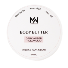 Баттер для тела Dark amber rosewood Mak Malvy,  магазин Glossary 