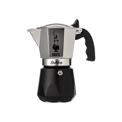 Кофеварка гейзерная на 4 чашки Brikka, Bialetti магазин Glossary 