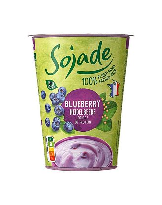 Продукт из ферментированной сои с черникой органический Sojade, магазин Glossary 