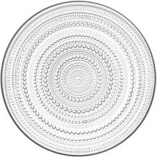 Тарелка стеклянная прозрачная  Kastehelmi, Iittala магазин Glossary 