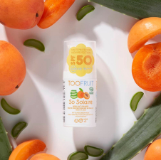 Солнцезащитное молочко-флюид SPF50 "Абрикос-Алоэ вера" Too Fruit магазин Glossary 