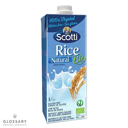 Напиток рисовый органический Riso Scotti магазин Glossary 