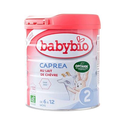 Органическая молочная смесь из козьего молока Caprea 2 (от 6 до 12 мес.) BabyBio магазин Glossary 
