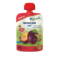 Фруктовое органическое пюре чернослив Fleur Alpine /  магазин Glossary 