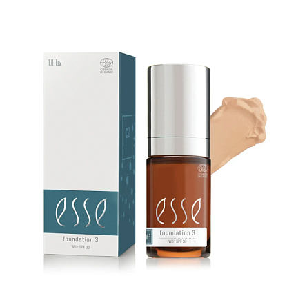 Тональная основа для всех типов кожи Тон F3 Esse Foundation SPF30 магазин Glossary 