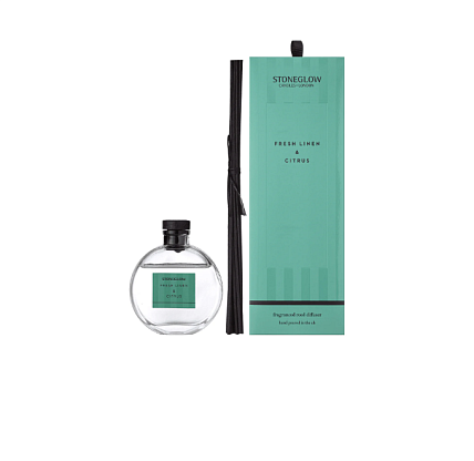 Аромадифузор "Свежий лен и цитрус" Modern Classics, Stoneglow магазин Glossary 