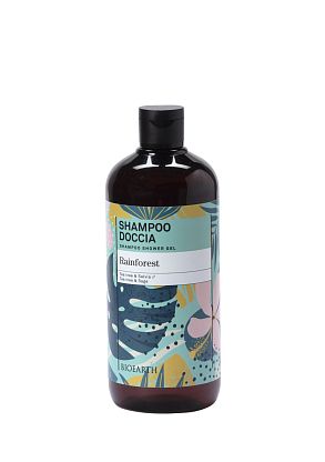 SHAMPOO SHOWER GEL RAINFOREST Шампунь-гель увлажняющий для волос/душа Bioearth,  магазин Glossary 