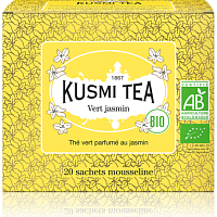 Чай зеленый Жасмин органический пак. Kusmi Tea,  магазин Glossary 