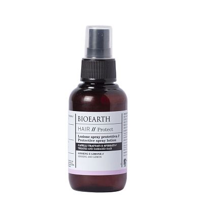 Hair 2.0 Protective Spray Lotion // Treated And Damaged Hair Спрей-лосьон защитный для легкой фиксации сухих и окрашенных волос- Bioearth,  магазин Glossary 