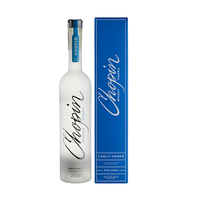 Водка "Chopin Wheat Vodka" подарочная коробка Chopin магазин Glossary 