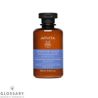 Шампунь для чувствительной кожи головы APIVITA,  магазин Glossary 