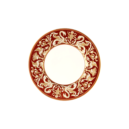 Тарелка красная 23см Renaissance Red, Wedgwood магазин Glossary 