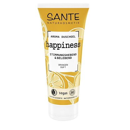 VEGAN Аромагель для душа HAPPINESS Апельсин Sante магазин Glossary 