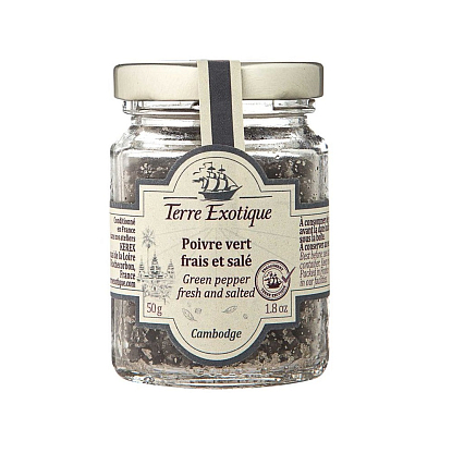 Перец зеленый ферментированный соленый Terre Exotique, магазин Glossary 