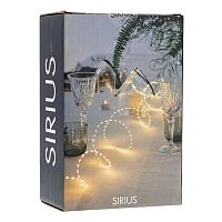 Гирлянда серебряного цвета 4м на 300LED лампочек, Sirius магазин Glossary 