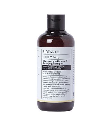 Hair 2.0 Purifying Shampoo // Dry And Oily Dandruff Шампунь от перхоти для чувствительной кожи головы Bioearth,  магазин Glossary 