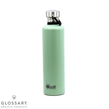 Бутылка для воды Classic Single Wall Pistachio Cheeki,  магазин Glossary 