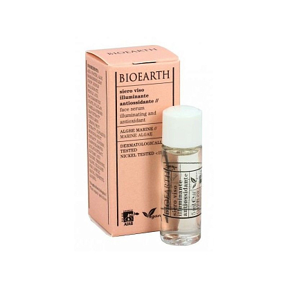 Антиоксидантная осветляющая сыворотка для лица Bioearth магазин Glossary 