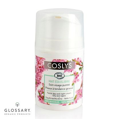 Дневной и ночной крем для жирной кожи лица Coslys, магазин Glossary 