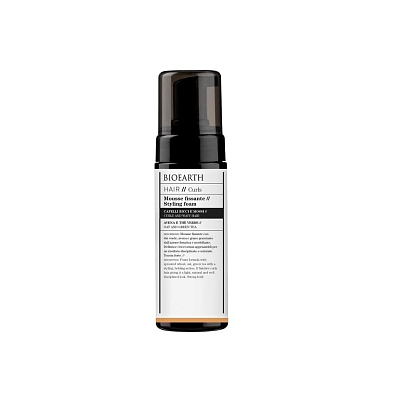 Пенка для укладнки волнистых и кучерявых волос Bioearth HAIR NEW Formula магазин Glossary 