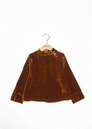 Топ-блуза темно-ягодная Caramel магазин Glossary 