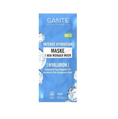  БИО-Маска Intense Hydration для увлажнения волос с Алоэ SANTE,  магазин Glossary 