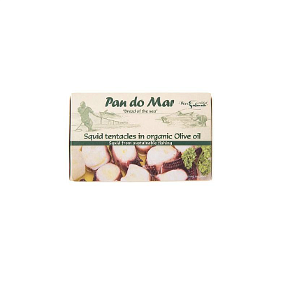 Щупальца кальмара в органическом оливковом масле Pan do Mar,  магазин Glossary 