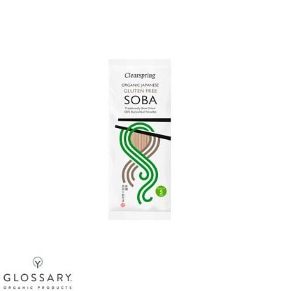 Лапша Соба со 100% гречневой муки органическая Clearspring,  магазин Glossary 