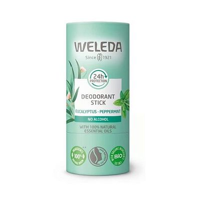 Дезодорант-стик Эвкалипт-Мята перечная Weleda магазин Glossary 