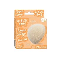 Спонж очищающий Pure Konjac без ароматизаторов с деликатным уходом, The Eco Gang магазин Glossary 