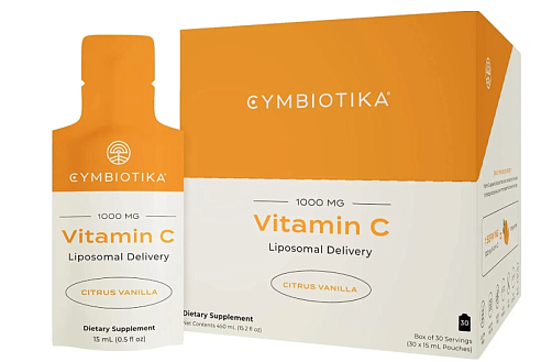 Liposomal Vitamin C / Липосомальный витамин С 1000 мг Cymbiotika,  магазин Glossary 