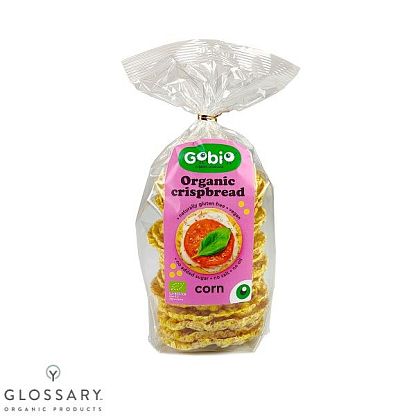 Хлебцы кукурузные органические Gobio,  магазин Glossary 