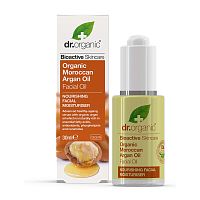 Масло для питания и увлажнения кожи лица с марокканским аргановым маслом Dr.Organic магазин Glossary 