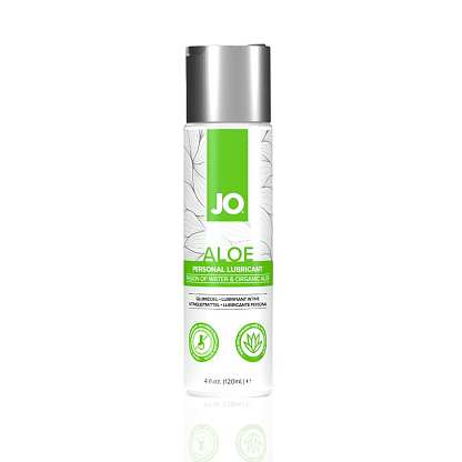 Смазка на водной основе H2O Organic Aloe, увлажняющий и успокаивающий эффект JO магазин Glossary 