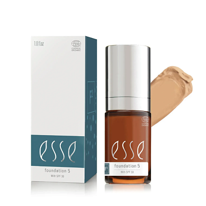 Тональная основа для всех типов кожи Тон F5 Esse Foundation SPF30 магазин Glossary 