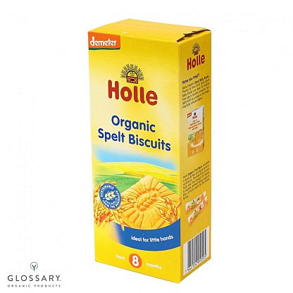 Печенье Holle спельтовое органическое с 8 месяцев магазин Glossary 