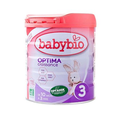Органическая молочная смесь Optima 3 (от 10 мес. до 3 лет) BabyBio магазин Glossary 