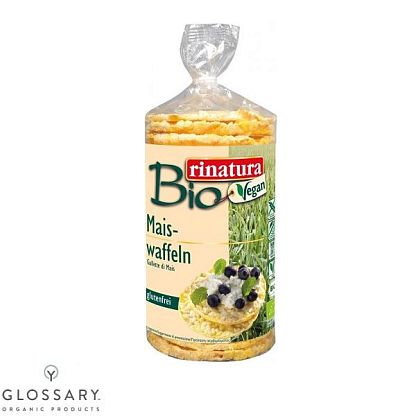 Хлебцы кукурузные органические без глютена  Rinatura, магазин Glossary 